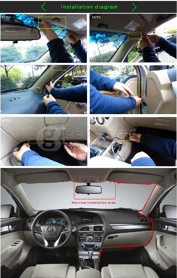G1WT Full HD 1080P 2.7Inch 120 Degree Wide Angle G-Sensor Motion Detection HDMI/USB/AV-Out Car DVR Recorder - Black