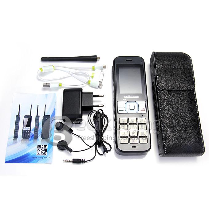 H-Mobile X8 SC6531CA 5600mAh Battery Walkie-talkie Four SIM Card Slot GSM 850/900/1800/1900MHz Multi Language - Black