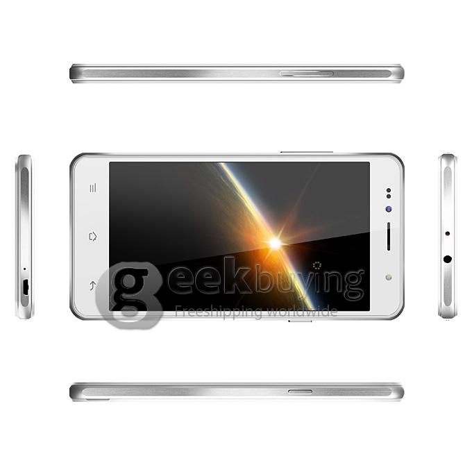 SISWOO C55 5.5inch 4G FDD-LTE Android 5.1 2GB 16GB Smartphone 64bit MTK6735 Quad Core 8.0MP IPS HD Breath Light - White