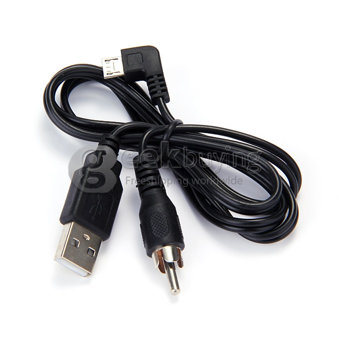 TV Out Cable for SJCAM SJ4000 SJ5000 Plus Action Camera - 1M