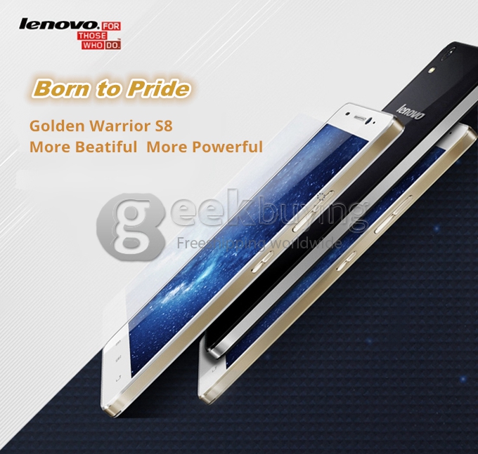 [HK Stock]Lenovo S8(A7600) 5.5inch Android 5.0 2GB 8GB 4G Smartphone 64bit MTK6752M Octa Core 1.5GHz 13.0MP OTG - Black