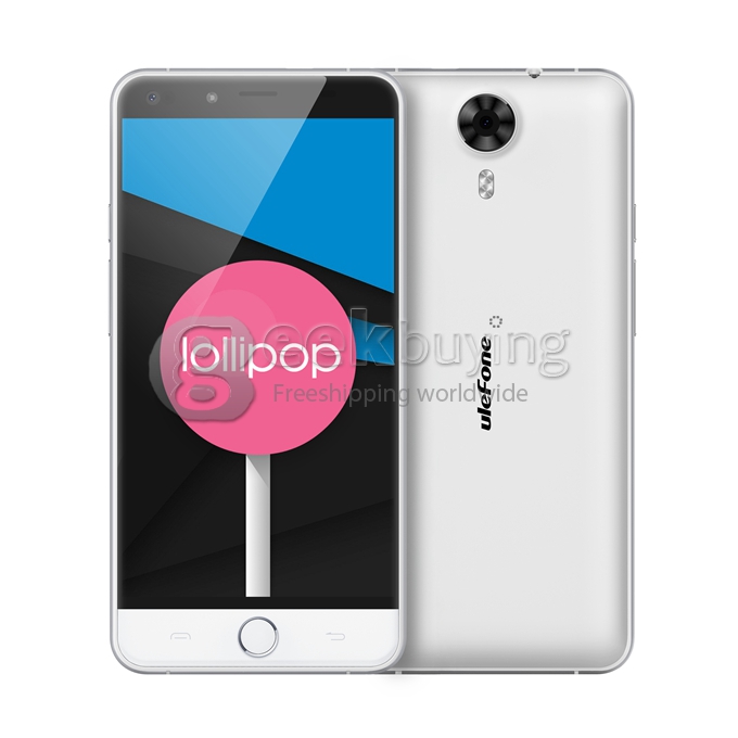Ulefone Be Touch 5.5inch HD 4G LTE Smartphone Android 5.0 3GB 16GB 64bit MTK6752 Octa Core 1.7 GHz 13.0MP Fingerprint ID- White