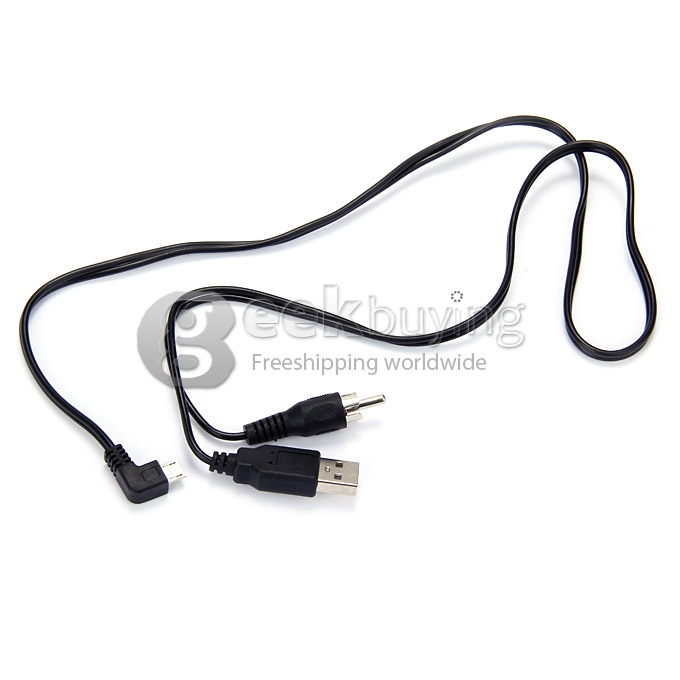 TV Out Cable for SJCAM SJ4000 SJ5000 Plus Action Camera - 1M
