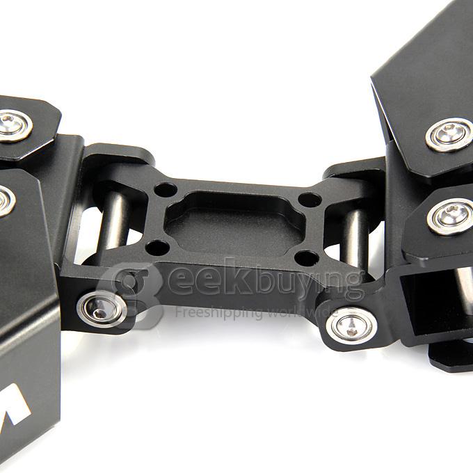 Wieldy HD-3600 Steadicam Triangle Double Damping Arms with Vest for Filming - Black