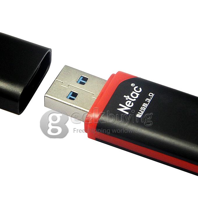 [HK Stock] Netac LangKe U903 Fashion 32GB USB 3.0 Topspeed U Disk - Black