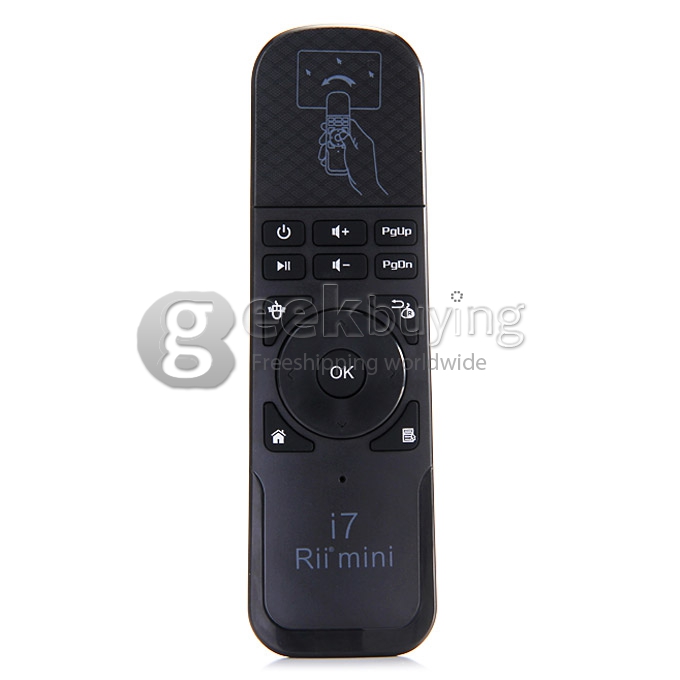 Rii Mini i7 RT-MWK07 2.4G Wireless Air Fly Mouse Touchpad Keyboard Remote for HTPC Android TV Box PC Laptop