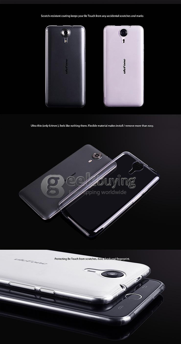 Original TPU Protective Cover Back Case for Ulefone Be Touch / Be Touch 2 / Be Touch 3 Smartphone