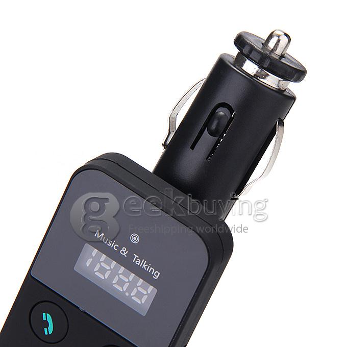 Car Kit MP3 Music Player Wireless FM Transmitter Radio Modulator With MIC Remote Control Support Handsfree SD TF card