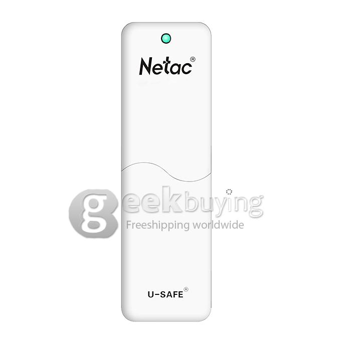 Netac LangKe U335 USB 3.0 32GB U Disk With Protection Function - White