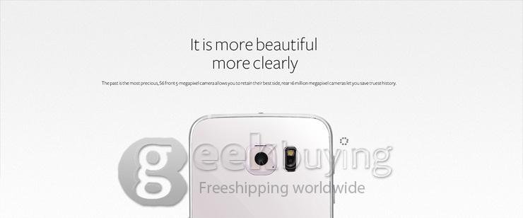 LANDVO S6 5.0Inch Android 4.4 Smartphone MTK6582 Quad Core 1GB/8GB IPS HD Screen 16.0MP Miracast LED Notification -White
