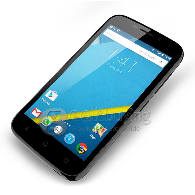 [HK Stock]Elephone G9 4.5inch 64bit 4G LTE Android 5.1 Smartphone MTK6735M Quad Core 1GB RAM 8GB ROM 8.0MP - Black