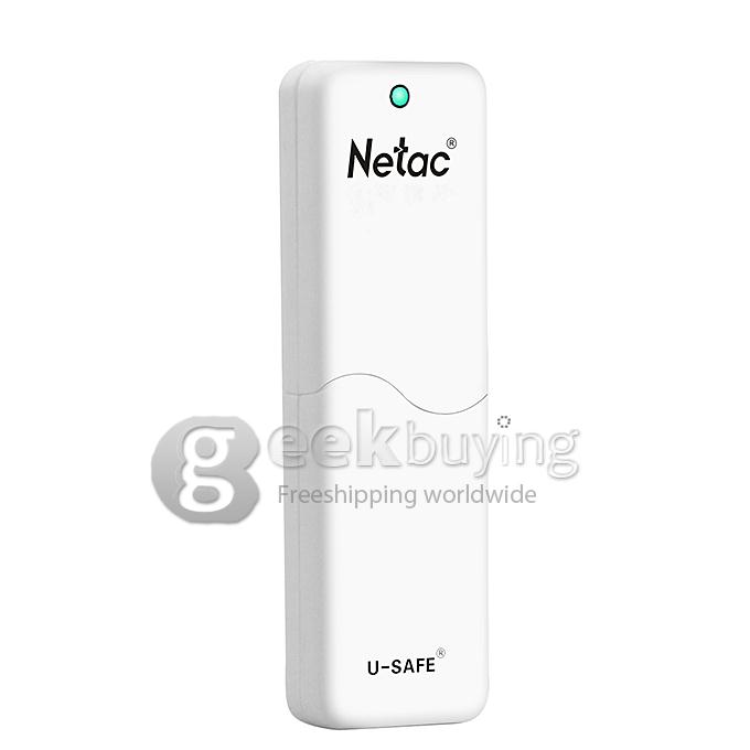 [HK Stock] Netac LangKe U335 USB 3.0 8GB U Disk With Protection Function - White