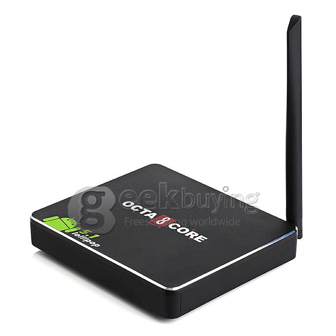 CSA90 Android 5.1 Lollipop TV Box RK3368 64-Bit Octa Core 2G/16G 2.4G/5G WiFi Gigabit LAN Bluetooth4.0 HDMI 4K H.265