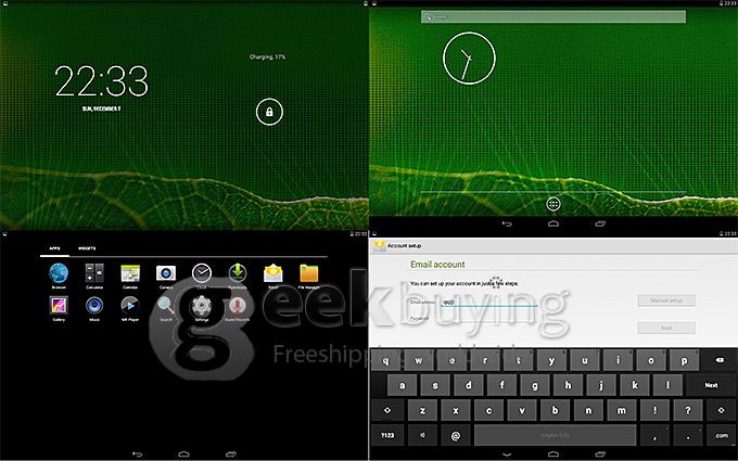 PIPO W4S Dual Boot 8 Inch 2GB/32GB Windows8.1 & Android4.4 Intel Z3735F Quad Core 1.83GHz Tablet PC 1280*800 IPS Bluetooth OTG HDMI WiFi - Black