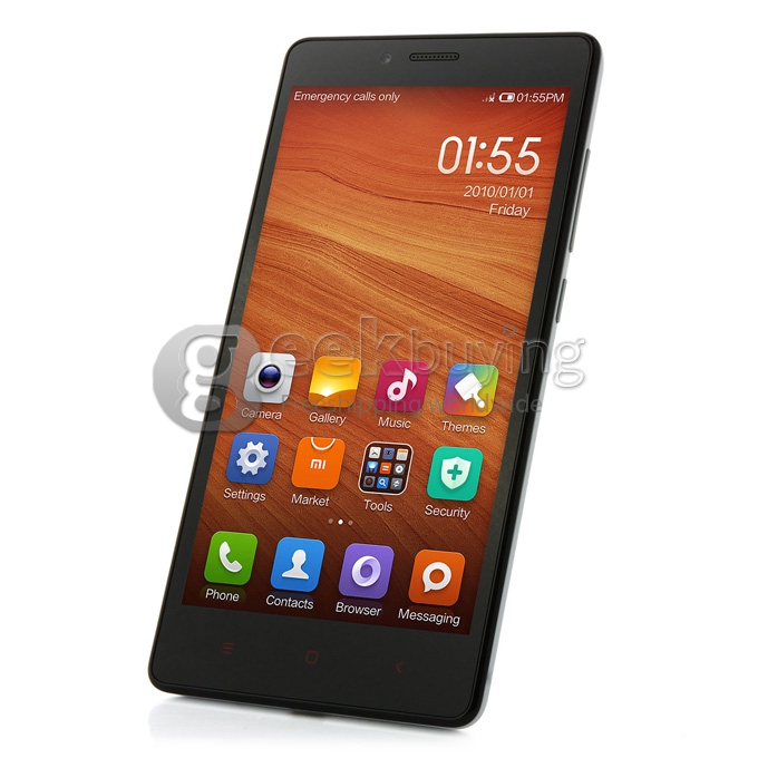 [HK Stock] XIAOMI Redmi/Hongmi Note 4G Snapdragon MSM8928 Quad Core 1.6GHz 5.5 Inch Smartphone 2GB RAM HD IPS 13.0MP GPS/OTG - White