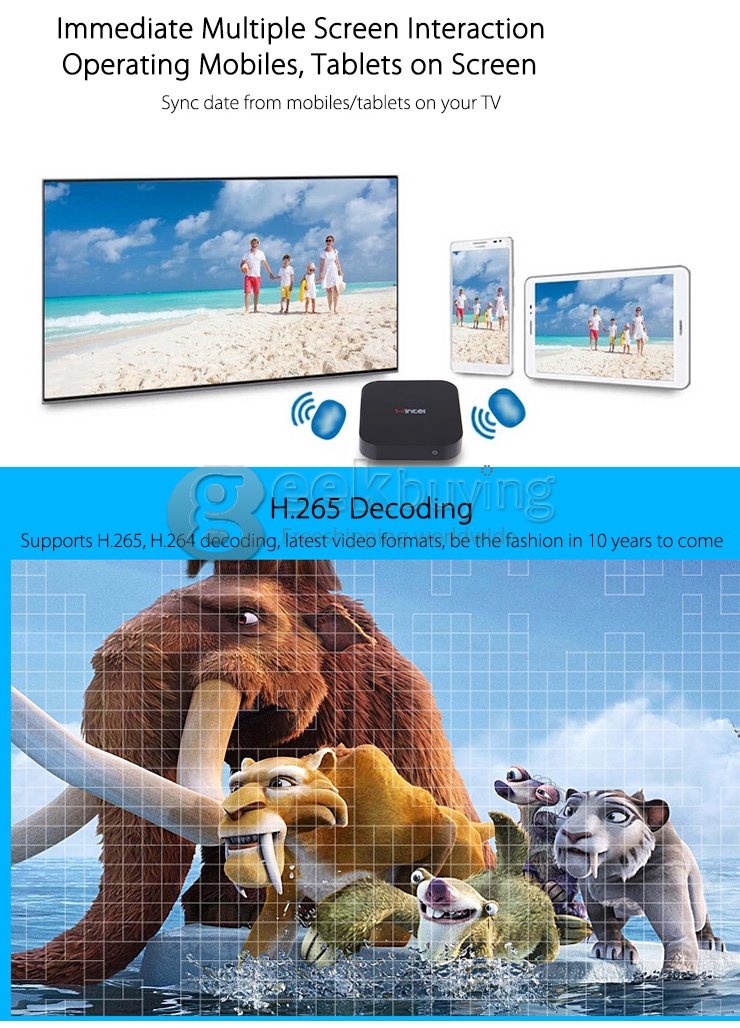 Wintel W8 Dual Boot Intel Mini PC Windows 10 Android 4.4 Z3735F Quad Core 64Bit TV Box HDMI 2G/32G Bluetooth 4.0