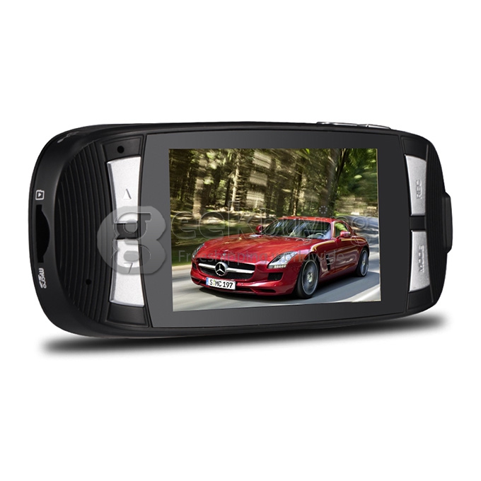 G1WT Full HD 1080P 2.7Inch 120 Degree Wide Angle G-Sensor Motion Detection HDMI/USB/AV-Out Car DVR Recorder - Black