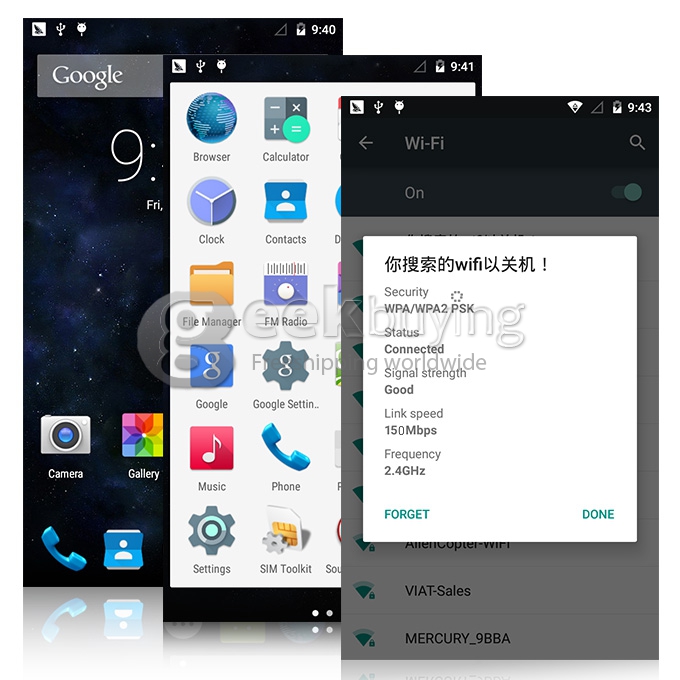 Ulefone Be Touch 5.5inch HD 4G LTE Smartphone Android 5.0 3GB 16GB 64bit MTK6752 Octa Core 1.7 GHz 13.0MP Fingerprint ID- Metal Grey