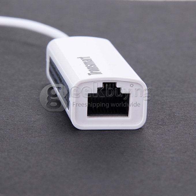 [HK Stock] Tronsmart High Speed USB 2.0 to RJ45 LAN Ethernet Network Adapter for MINI PC TV Box Mac Tablet - White