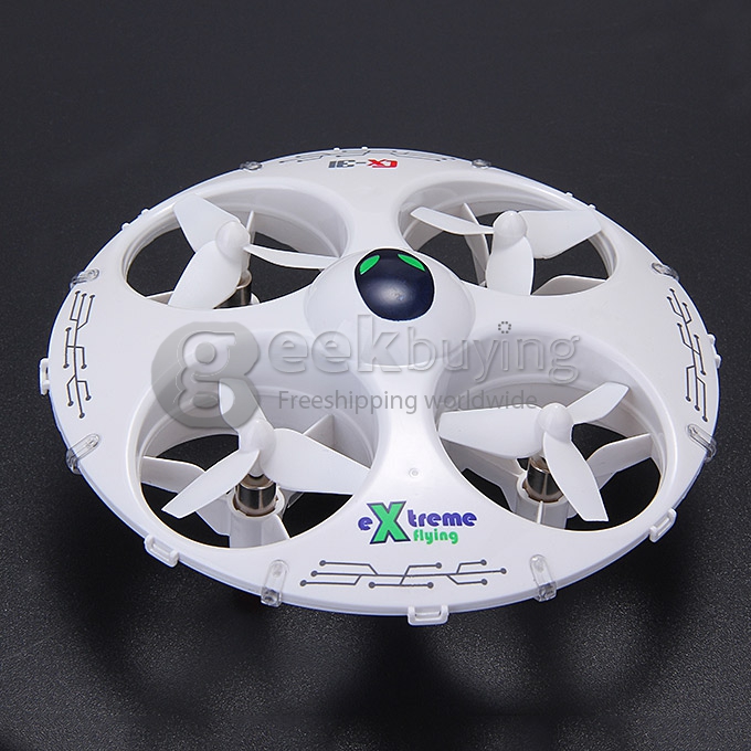 Cheerson CX-31 UFO 2.4G 6-Axis Gyro 3D Eversion With Headless Mode RC Quadcopter Left Hand Throttle - White