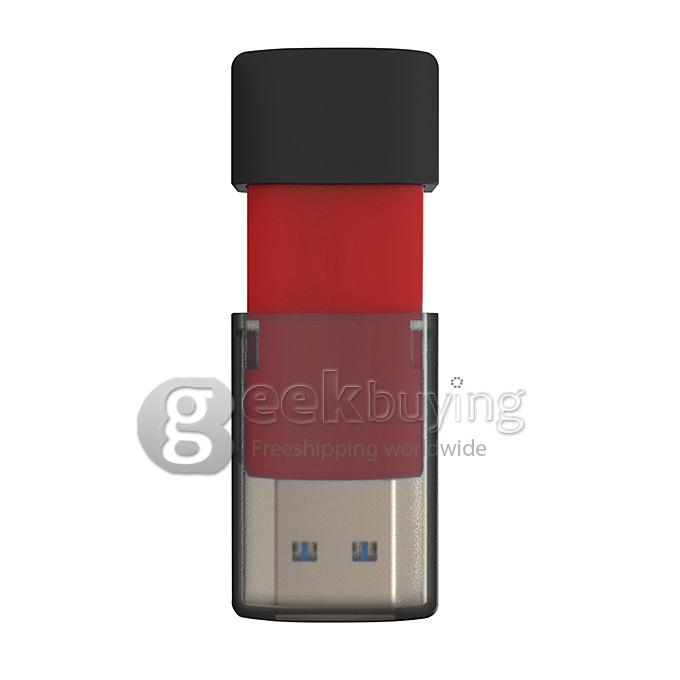 [HK Stock] Netac LangKe U308 8GB USB 3.0 Push-pull Type U Disk - Red