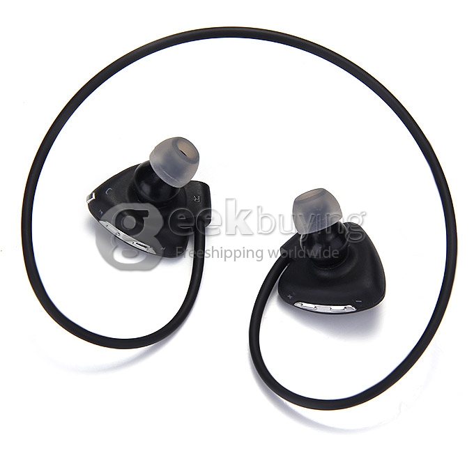 OVEVO SH03B Wireless Stereo BT4.0 Sport Headphone Capacitive MIC Waterproof Dustproof Shockproof - Black