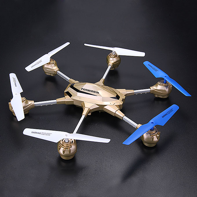 Huajun HJ918 W609-9 4.5 Channel RC 6-Rotor 3D Eversion Aircraft Copter - Golden