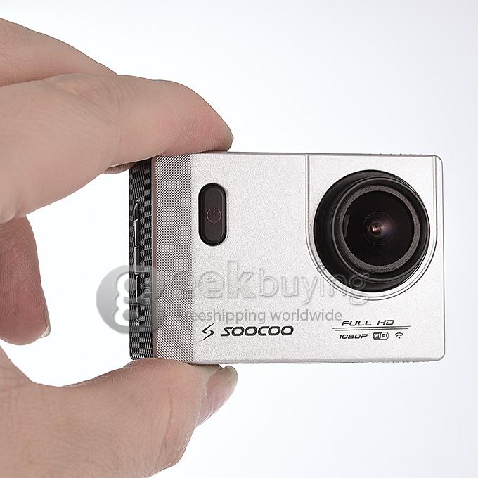 SOOCOO C10 WiFi Action Camera Novatek 96655 1080P 170 Wide Angle Lens Sports HD Camcorder - Silver