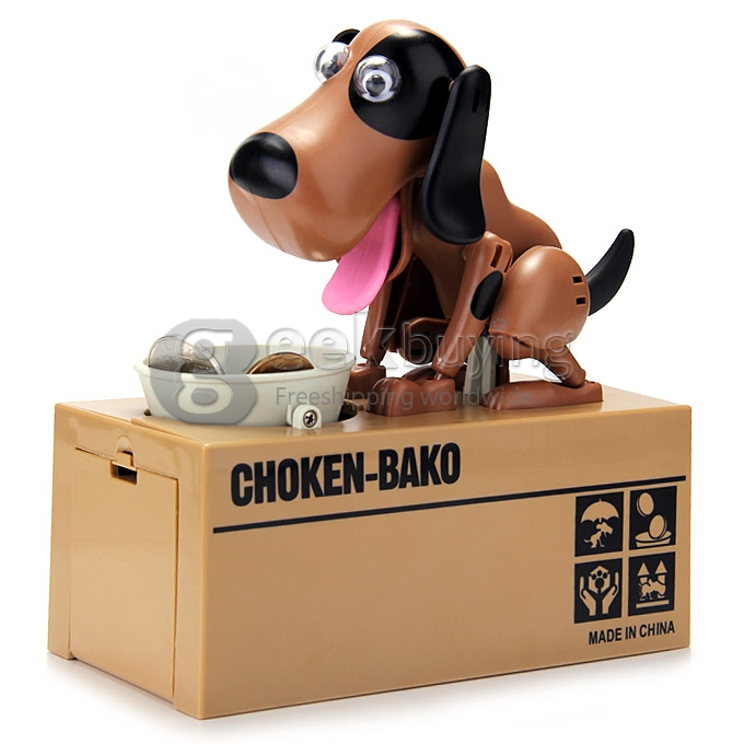 dog bank toy