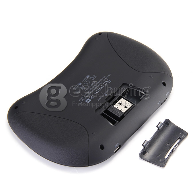 Rii i8+ 2.4G Wireless Mini Keyboard for Android Smart TV, TV Box, HTPC, PC with Multi-touch up to 15 Meter - Black