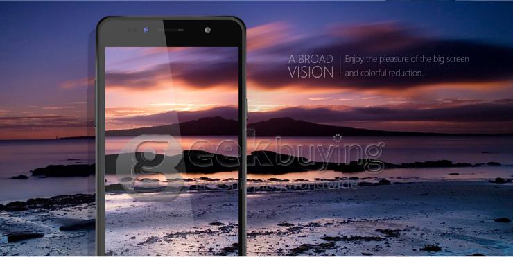 SISWOO C55 5.5inch 4G FDD-LTE Android 5.1 2GB 16GB Smartphone 64bit MTK6753 Octa Core 13.0MP IPS HD Breath Light - Black