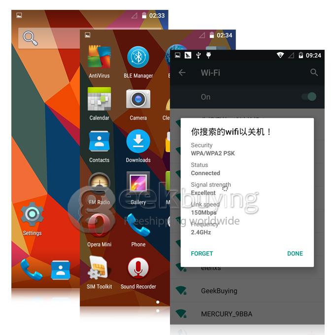 SISWOO C50-A 5.0inch 4G FDD-LTE Android 5.0 Smartphone MTK6735 Quad Core 1GB RAM 8GB ROM 8.0MP IPS HD - White