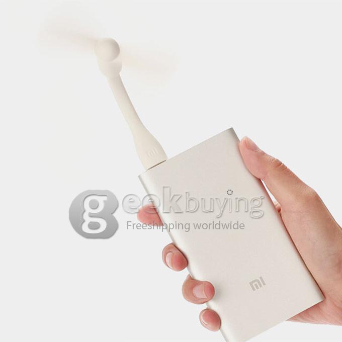 Original Xiaomi Portable USB Mini Fan Ultra-silenced Detachable Adjustable Fan For Laptop Powerbank USB Devices - White