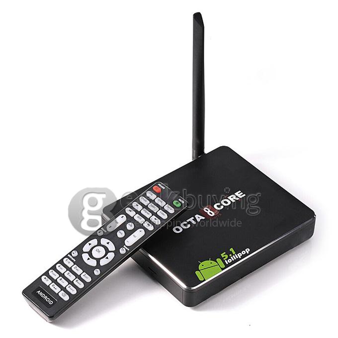 CSA90 Android 5.1 Lollipop TV Box RK3368 64-Bit Octa Core 2G/16G 2.4G/5G WiFi Gigabit LAN Bluetooth4.0 HDMI 4K H.265