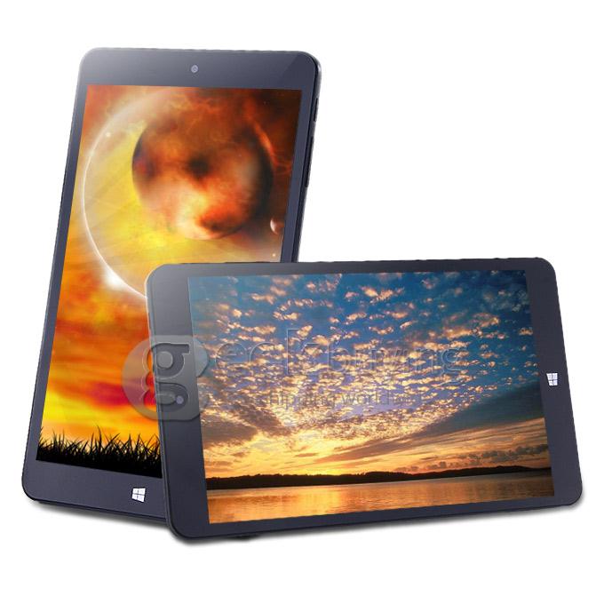 PIPO W4S Dual Boot 8 Inch 2GB/32GB Windows8.1 & Android4.4 Intel Z3735F Quad Core 1.83GHz Tablet PC 1280*800 IPS Bluetooth OTG HDMI WiFi - Black