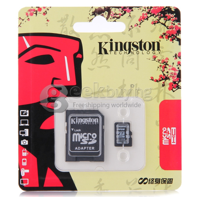 Kingston 32GB Micro SD SDHC Card TF Memory Card Mini Flash Card Class 10 for Mobile Phone Tablet TV Box