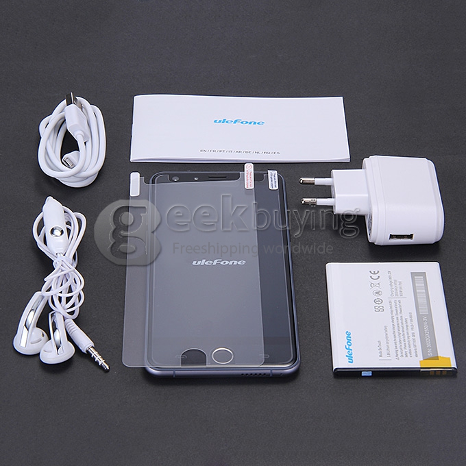 Ulefone Be Touch 5.5inch HD 4G LTE Smartphone Android 5.0 3GB 16GB 64bit MTK6752 Octa Core 1.7 GHz 13.0MP Fingerprint ID- Metal Grey