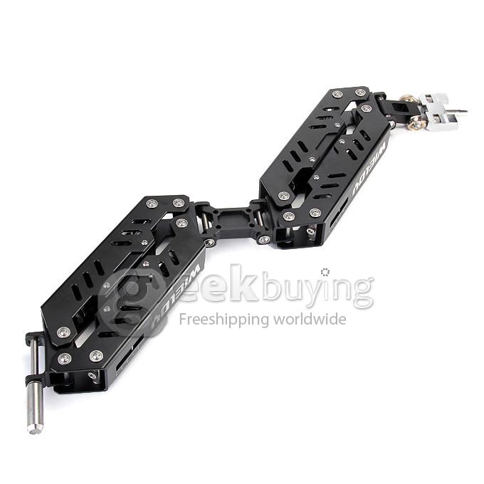 Wieldy HD-3600 Steadicam Triangle Double Damping Arms with Vest for Filming - Black