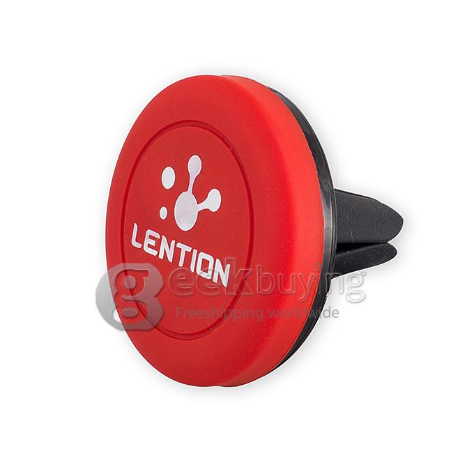 LENTION A500 Agile Series 360 Degree Spin Car Mount Holder for iPhone iPod Phones PSP GPS iPhone 6s Plus - Red