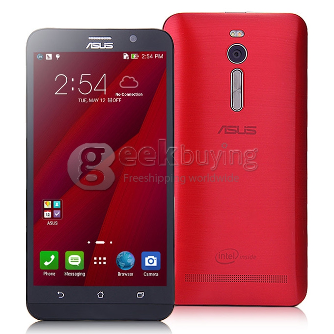 ASUS Zenfone 2 ZE551ML 5.5inch FHD 4G LTE Android 5.0 4GB 64GB Smartphone 64bit Intel Z3580 Quad Core 2.3 GHz IPS OTG NFC - Red