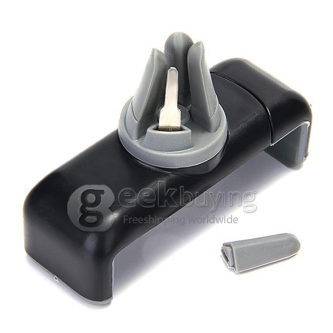 K5 Car Air Vent Mount Cradle Holder For Universal 5 Inch Phone Universal Stand Airframe Car Phone Holder- Black