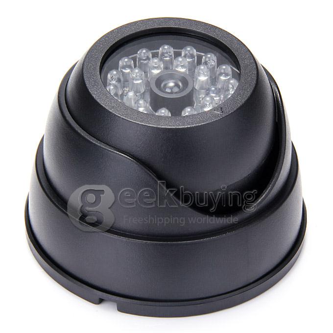 Dummy Camera Imitation Dome Camera With Flashing Red LED For Indoor