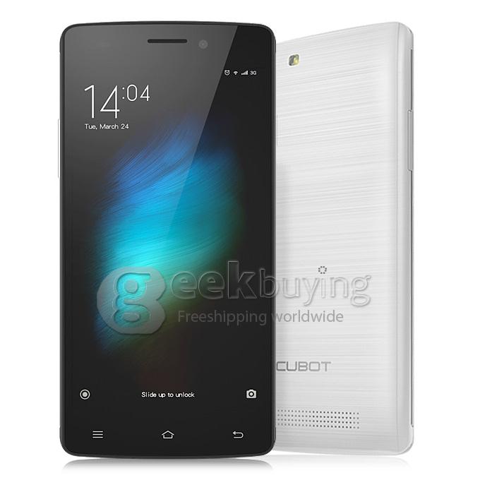 CUBOT X12 5.0inch 64 bit 4G FDD-LTE Android 5.1 Smartphone MTK6735 Quad Core 1GB RAM 8GB ROM 8.0MP IPS Miracast- White