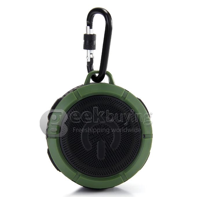IWO F1 Portable NFC Bluetooth Wireless Speaker IP67 BT4.0 Hifi Stereo Sound Box - Black+Green