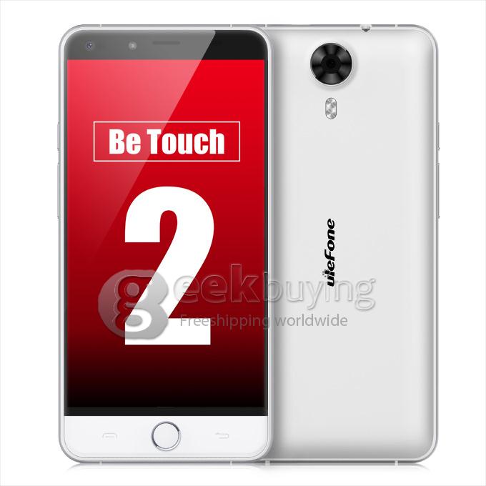 Ulefone Be Touch 2 5.5inch FHD 4G LTE Smartphone Android 5.1 3GB 16GB 64bit MTK6752 Octa Core 1.7 GHz 13.0MP - Silk White