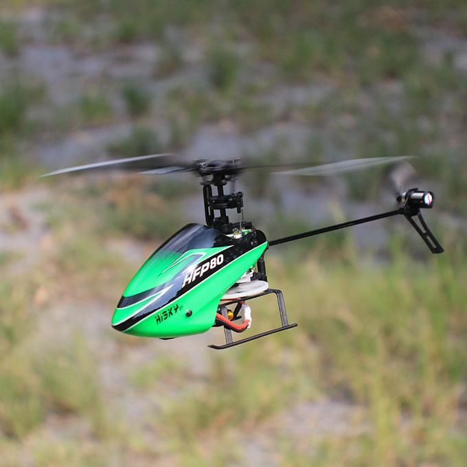 Hisky HFP80 V2 4CH Flybarless RC Helicopter 6 Axis Gyro With HT8