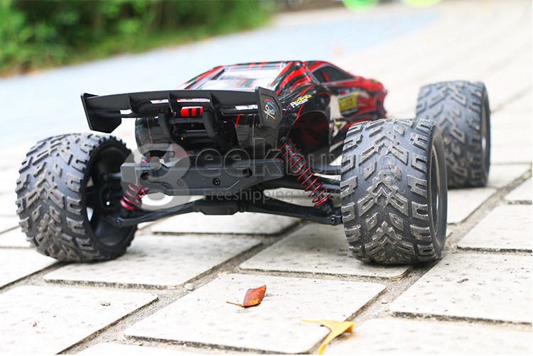 9116 1/12 Brushed RC Monster Truck 2.4GHz 38KM/H High Speed 2WD RTR - Red