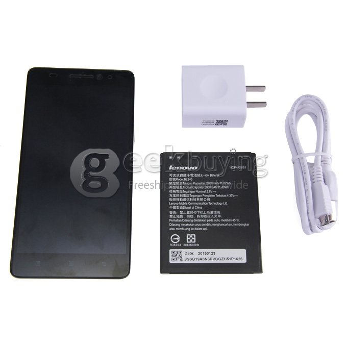 [HK Stock]Lenovo Lemo K3 NOTE 5.5inch FHD 4G Smartphone Android 5.0 2GB 16GB 64bit MTK6752 Octa Core 1.7GHz IPS - White