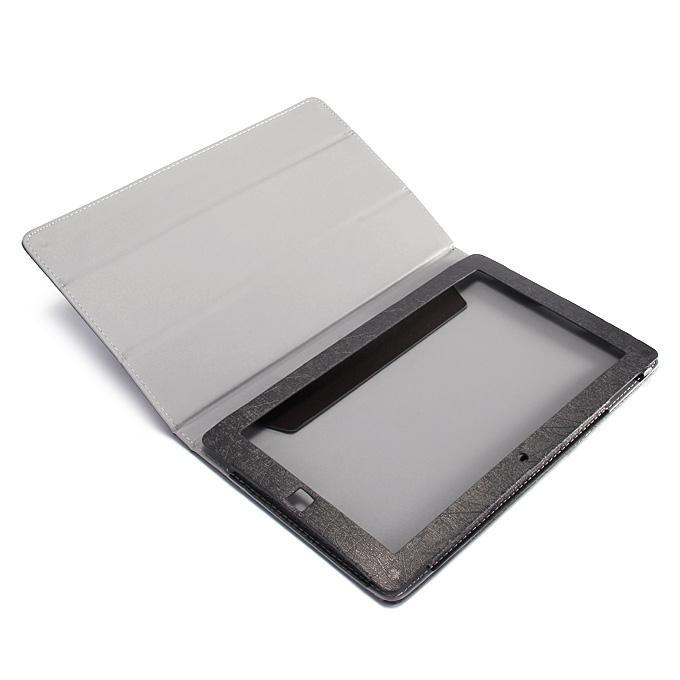 High Quality PU Leather Stand Case for CHUWI Vi10 10.6 Inch Tablet PC - Black