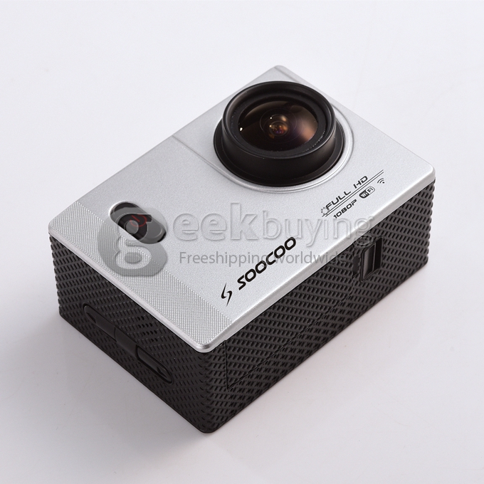 SOOCOO C10 WiFi Action Camera Novatek 96655 1080P 170 Wide Angle Lens Sports HD Camcorder - Silver